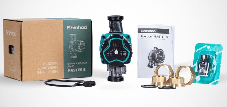 Циркуляционный насос SHINHOO MASTER S 25-6 130 1x230V фото#3