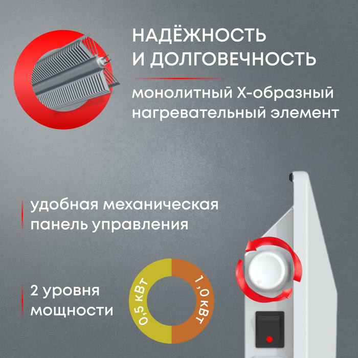 Конвектор электрический ZEDER 10MX-01 фото#7