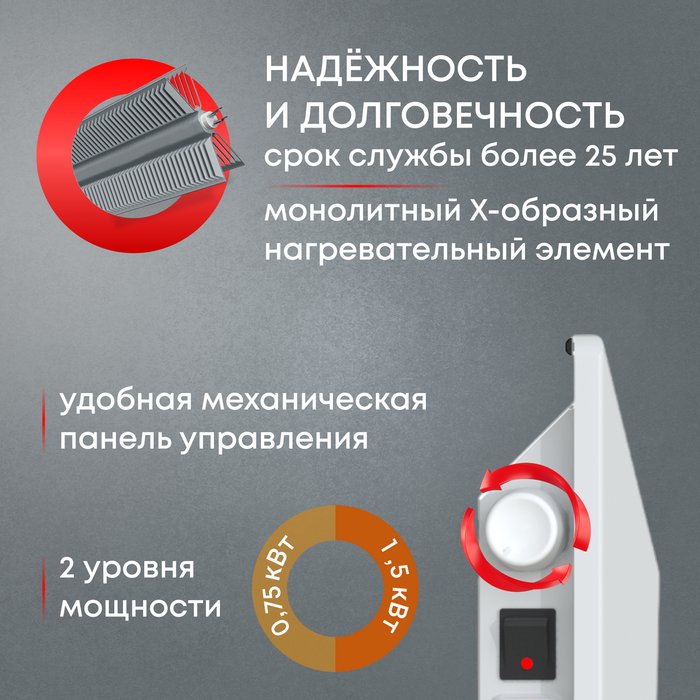Конвектор электрический ZEDER 15MX-01 фото#7