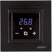Терморегулятор ДЕВИ Classy c Wi-Fi, с датчиком пола, черный, 16А