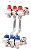 Для отопления Uni-fitt 1" х 3 вых 3/4" с расходомерами и вентилями(440E4303)