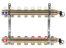 Для отопления Uni-fitt 1" х 8 вых 3/4" с вентилями(441I4308)