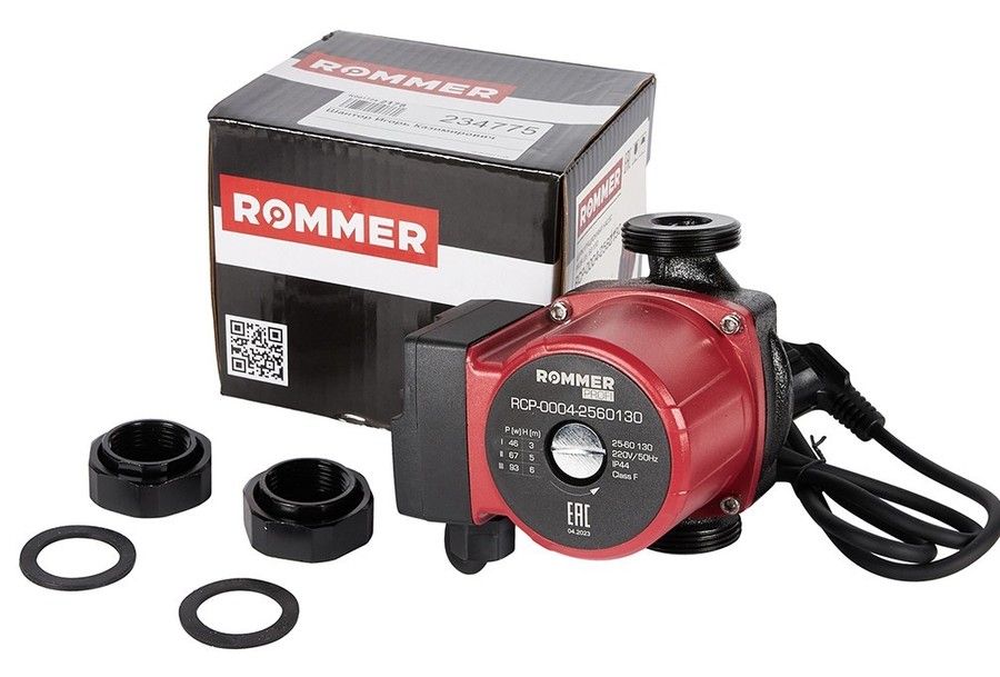 Циркуляционный насос Rommer Profi 25/60-130 фото#3