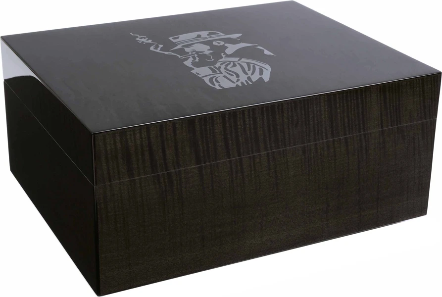 Настольный хьюмидор Gentili Fumatore Argento на 50 сигар, Клен SV50-Maple-Smoker-Silver