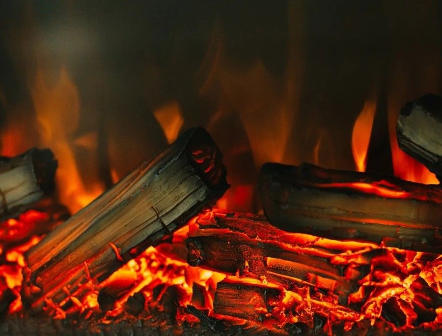 Линейный электрокамин Elekam Pulsar 60 с порталом Fusion белая эмаль фото#6