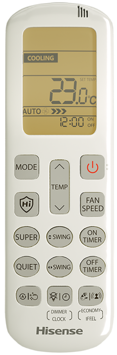Настенный кондиционер Hisense Strong Vibe Classic A AS-36HW4RKZHB Wi-Fi фото#3
