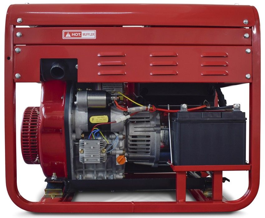 Дизельный генератор REDVOLT EPD7500EA3 фото#12
