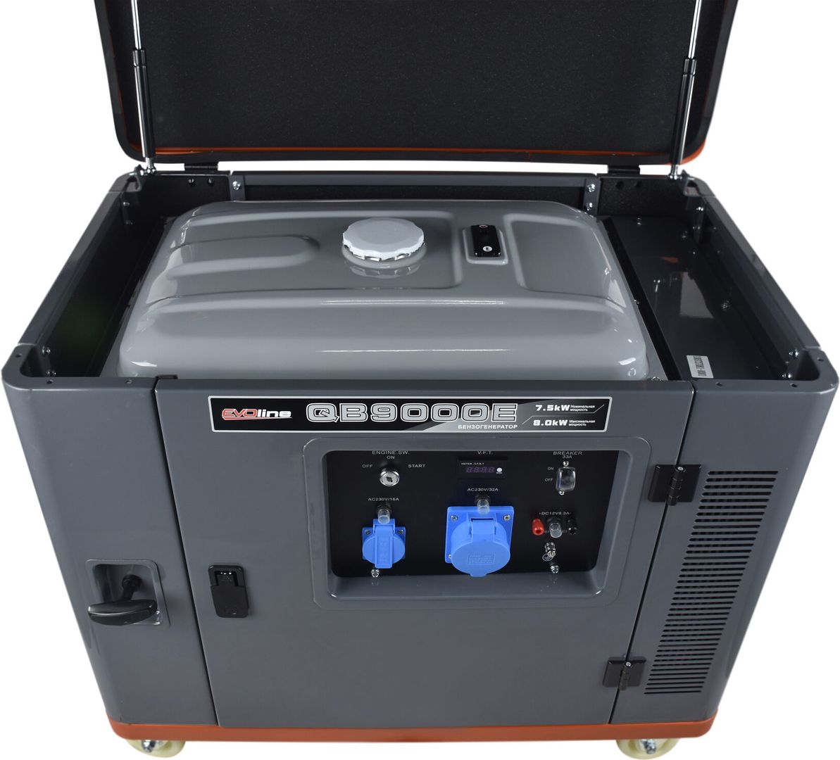 Бензиновый генератор EVOline QB 9000 E (1T90DFQ75EVO) фото#2