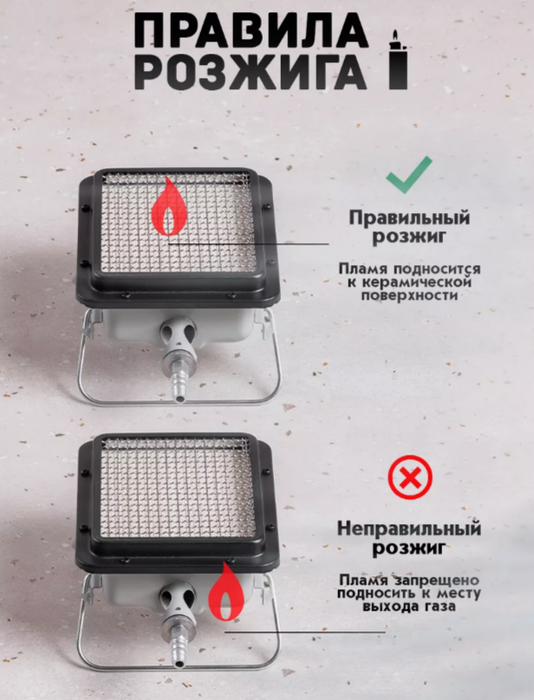 Компактный газовый обогреватель Умница ГО-2.5кВт фото#9