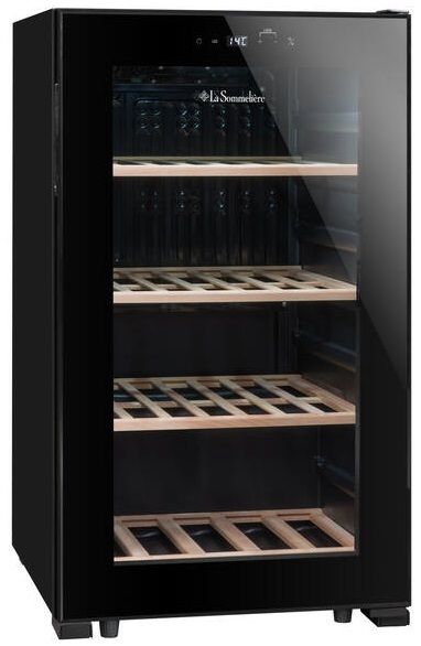 Отдельностоящий винный шкаф LaSommeliere LS52BLACK фото#9