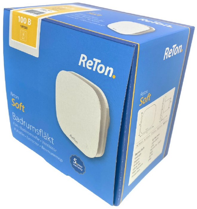 Вытяжка для ванной ReTon Soft-125 В фото#3