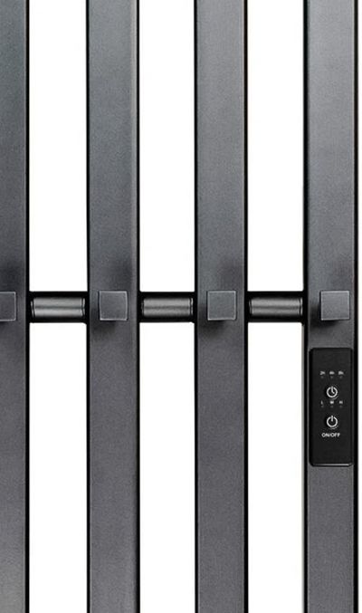 Электрический полотенцесушитель вертикальная лесенка Primoclima Sol Q C E Graphite 150*18 4 фото#3