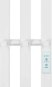 Электрический полотенцесушитель вертикальная лесенка Primoclima Sol Q C E White 150*12 3 фото#2