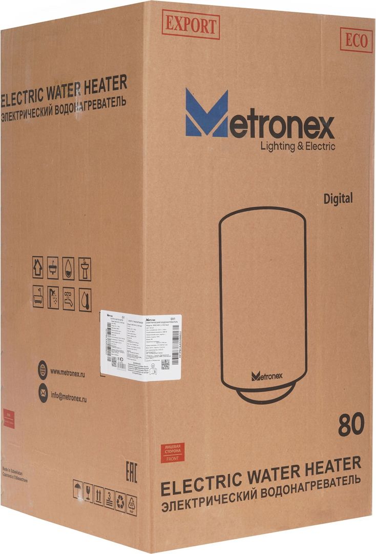 Электрический накопительный водонагреватель Metronex DRYHeat MXD WH 2,0 80 л фото#9