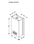 Настенный газовый котел 32 кВт Protherm Пантера 30 KTV (0010015246) фото#3