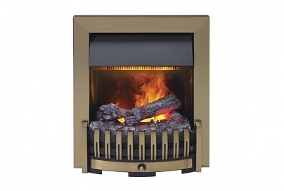 Классический очаг Dimplex Danville Antique Brass FB2 и живым пламенем