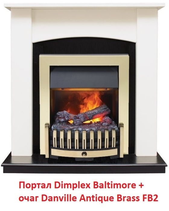 Классический очаг Dimplex Danville Antique Brass FB2 фото#28