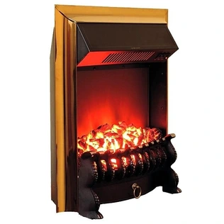 Классический очаг Royal Flame Fobos FX Brass с обогревом