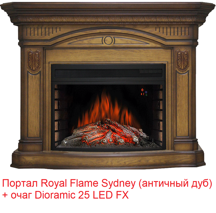 Очаг Royal Flame Dioramic 25 LED FX панорамный фото#9