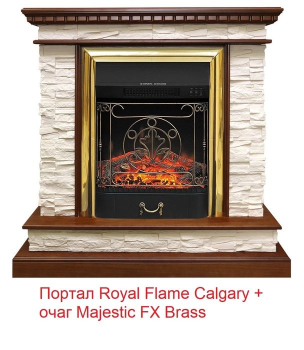 Классический очаг Royal Flame Majestic FX Brass фото#18