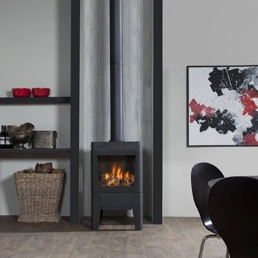 Панорамный газовый камин Faber Odense