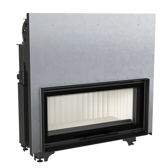 Фронтальная дровяная топка Kratki Mila/PW/24/G/W(гильотина)