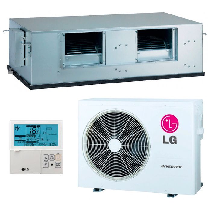 Высоконапорный канальный кондиционер Lg UB70W.N94R0/UU70W.U34R0 (канальная сплит-система) фото#3