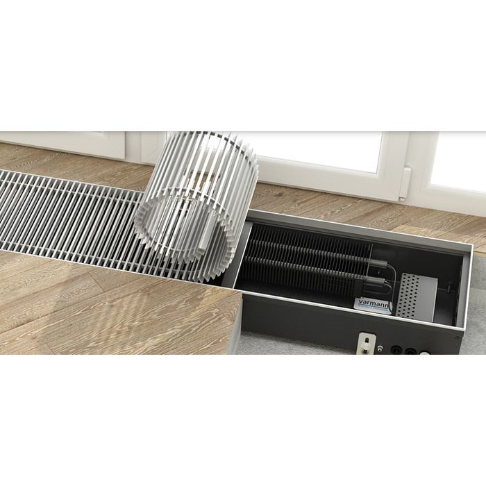 Внутрипольный конвектор Varmann Ntherm Electro 230x110x1750 фото#3
