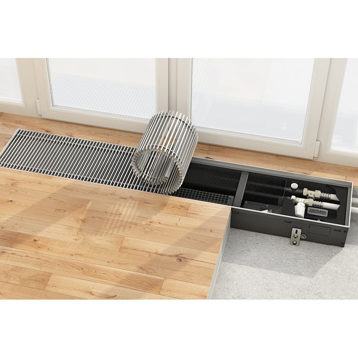 Внутрипольный конвектор Varmann Qtherm 230x150x800 фото#3
