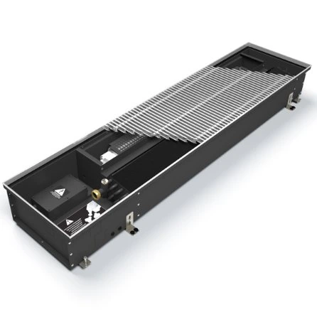 Внутрипольный конвектор длиной 2,1 м - 3 м Varmann Qtherm HK 310x150x2250 2т