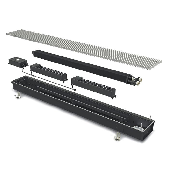 Внутрипольный конвектор Varmann Qtherm HK Mini 190x90x900 фото#3