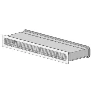 Комплект воздуховодов с фильтром и алюминиевыми решетками Dantherm для 50T (094243)