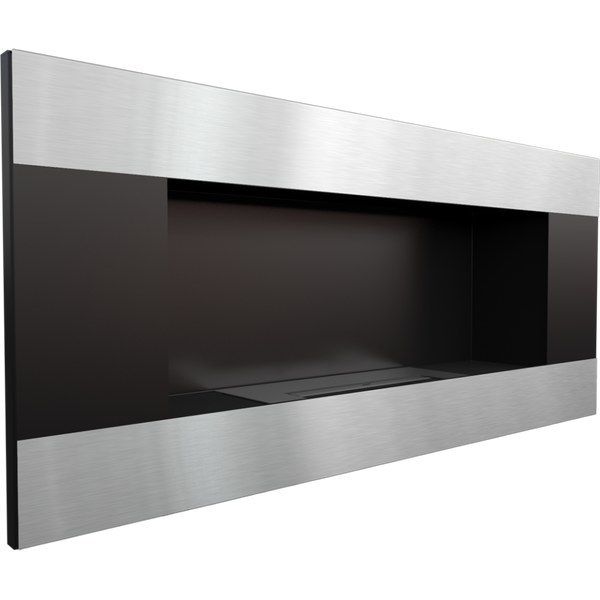 Настенный биокамин Kratki DELTA 2 HORIZONTAL(400*900), TUV для загородного дома фото#2