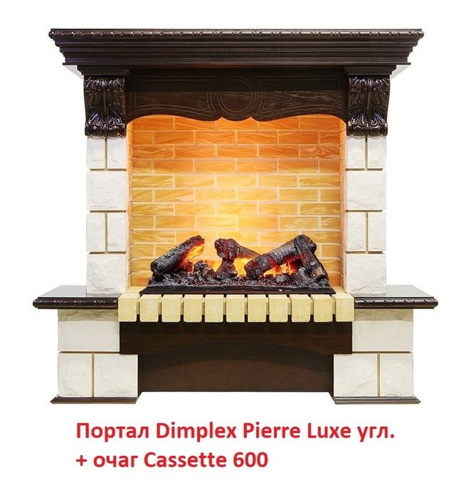 Угловой широкий портал Dimplex Pierre Luxe угл. (для Cassete 600) фото#2