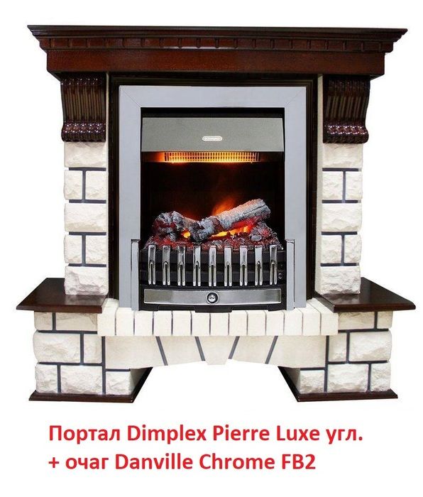 Угловой классический портал Dimplex Pierre Luxe угл. (для классика Opti-Myst, Optiflame) фото#2