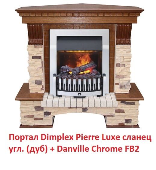 Угловой классический портал Dimplex Pierre Luxe угл. сланец (для классика Opti-Myst, Optiflame) фото#4