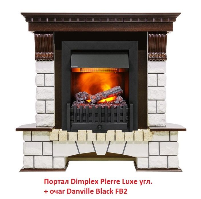 Угловой классический портал Dimplex Pierre Luxe угл. (для классика Opti-Myst, Optiflame) фото#6