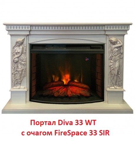 Очаг Real-Flame Firespace 33 S IR инфракрасный обогреватель фото#2