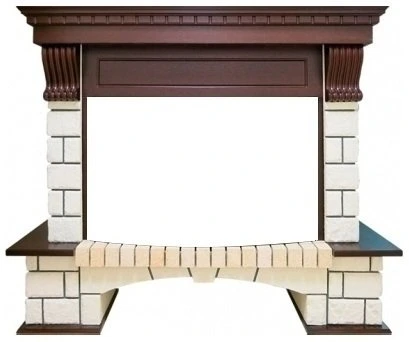 Широкий портал Royal Flame Pierre Luxe под очаг Dioramic 33W FX