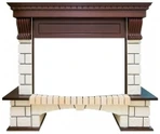 Широкий портал Royal Flame Pierre Luxe под очаг Dioramic 33W FX