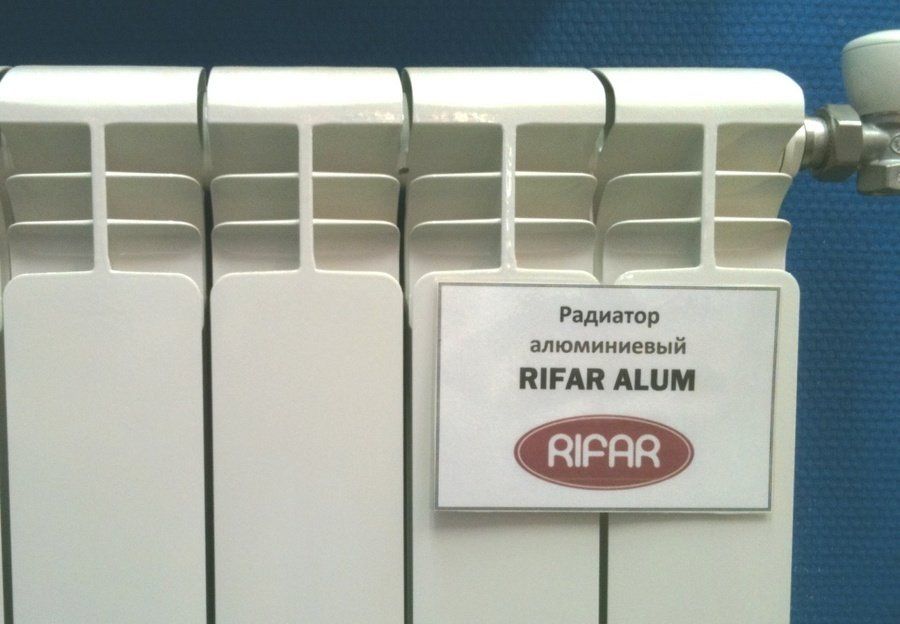 Алюминиевый радиатор Rifar Alum 500 8 секц. фото#3