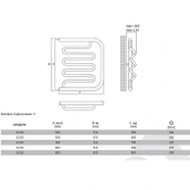 Водяной полотенцесушитель фокстрот Terminus Фокстрот Лиана 600*600 фото#3