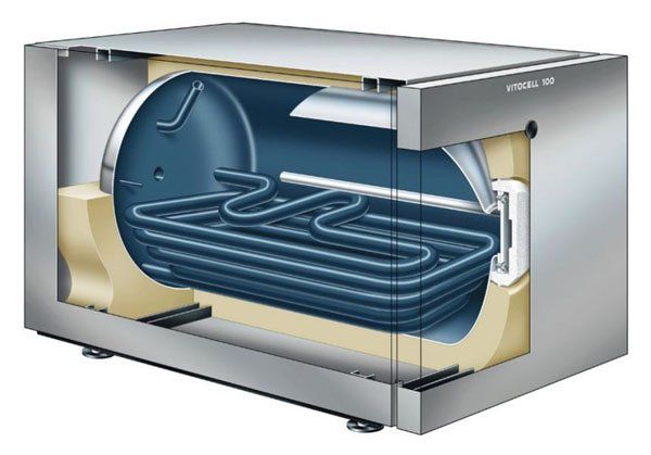 Бойлер косвенного нагрева Viessmann Vitocell-Н 100,130 л (Z003839) фото#2