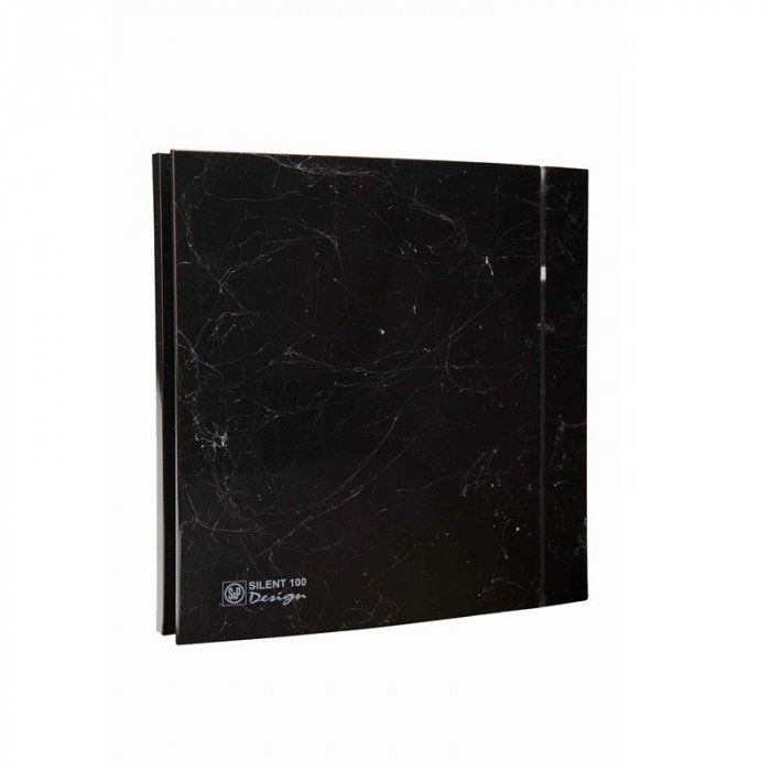 Вытяжка для ванной Soler & Palau SILENT-100 CRZ MARBLE BLACK DESIGN-4C (230V 50) черный фото#2