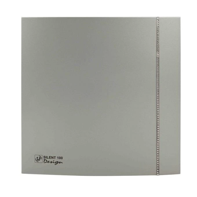 Вытяжка для ванной Soler & Palau SILENT-100 CZ SILVER SWAROVSKI DESIGN (230V 50)