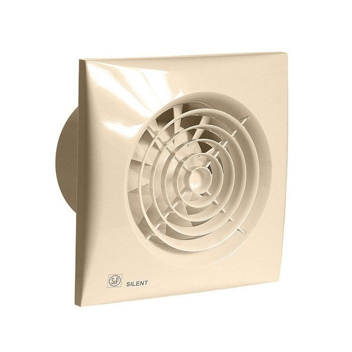 Вытяжка для ванной Soler & Palau SILENT-200 CZ CHAMPAGNE с решеткой фото#2