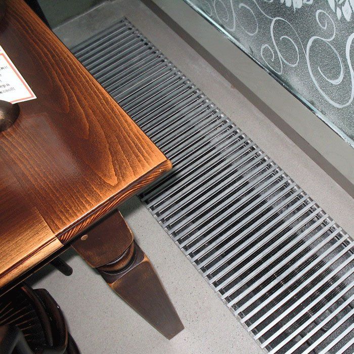 Внутрипольный конвектор КЗТО Бриз 300x100x1400 2то фото#3