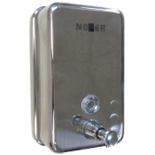 Для мыла Nofer INOX с пластиком внутри 1200 мл глянец (03041.B)