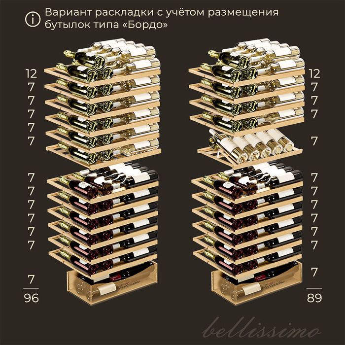 Отдельностоящий винный шкаф MEYVEL MV95-KST2 (Slim) фото#23
