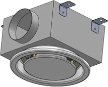 Приточно-вытяжной Sysimple NTP 200-300/20-RAL 9016М-PB